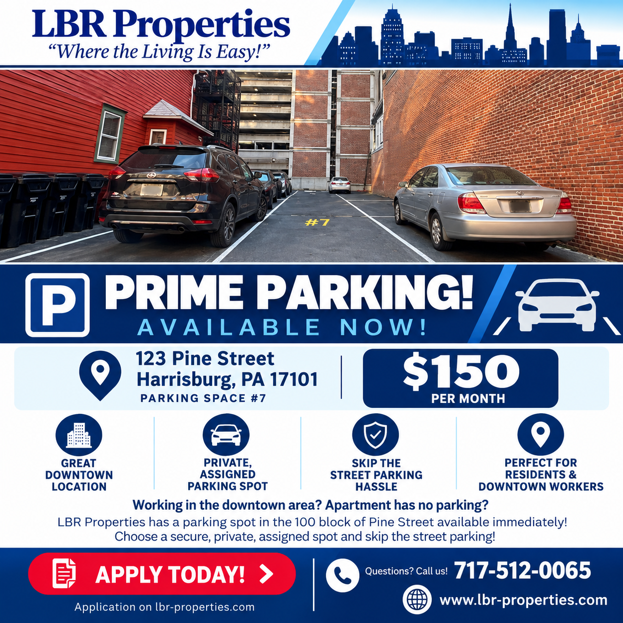 123 Pine Street Parking Spaces - 7